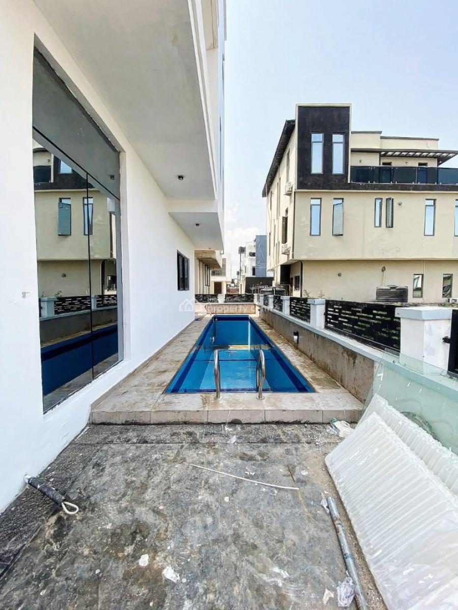 Newly Built and Spacious 5 Bedroom Bedroom Fully Detached, Pinnock Beach Estate, Osapa, Lekki, Lagos, Detached Duplex for Rent