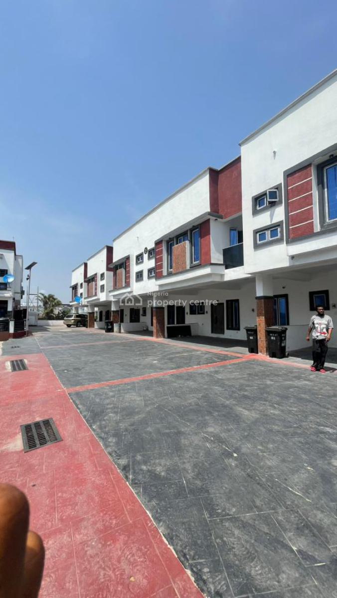 New Built 3-bedroom Terrace Duplex with Bq, Ocean Bay Estate, Orchid Rd, Lekki, Lagos, Terraced Duplex for Rent