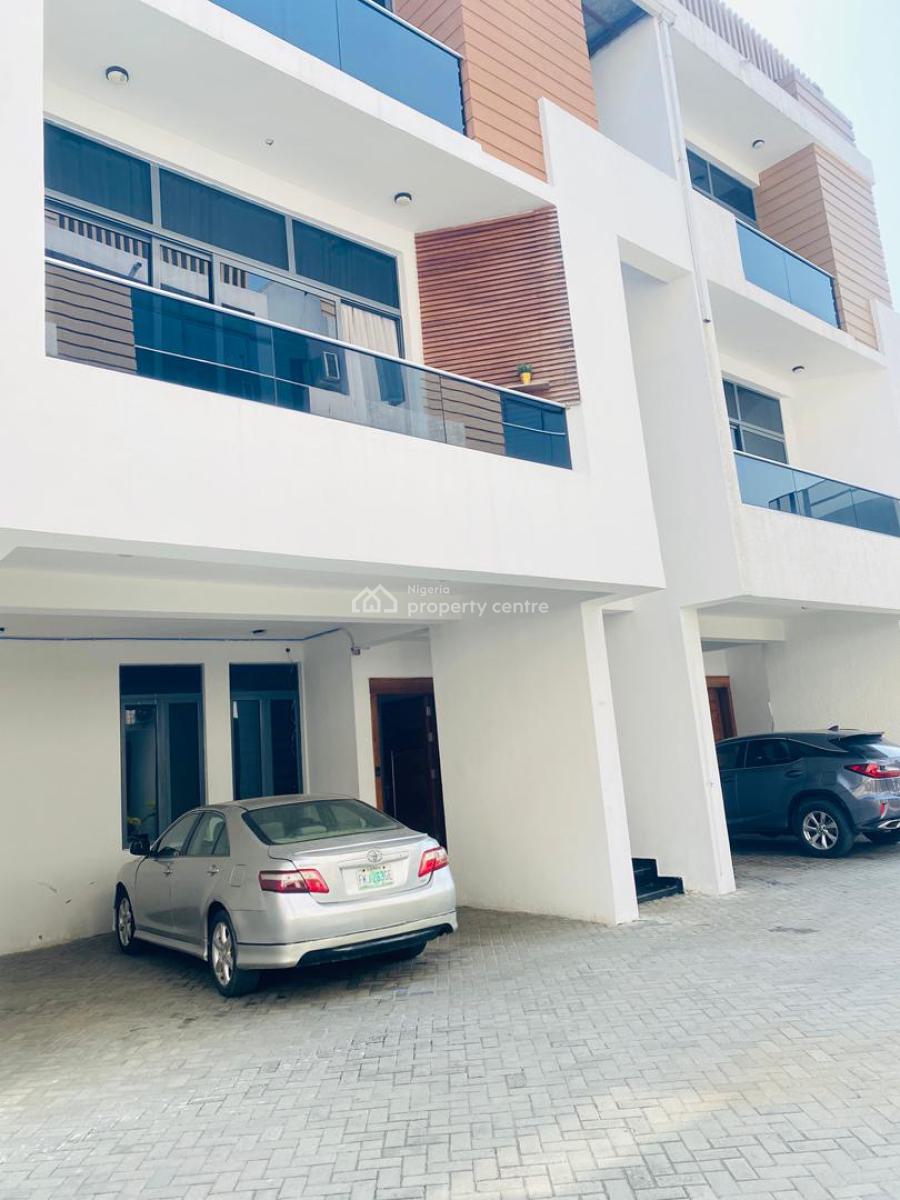 Beautiful 4-bedroom Terrace House with Bq, Lekki, Lagos, Terraced Duplex for Rent