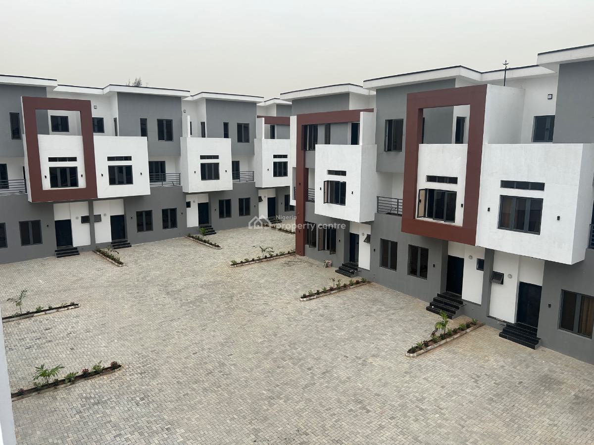Newly Built 4 Bedroom Terrace with Bq, Olayiwola Street, Oregun, Ikeja, Lagos, Terraced Duplex for Rent