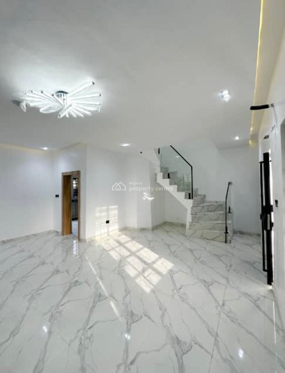 Newly Built 4 Bedroom Terrace with Bq, Ikotta, Lekki Phase 2, Lekki, Lagos, Terraced Duplex for Sale