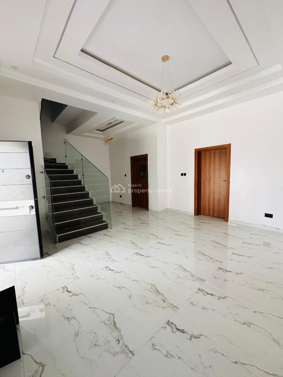 Spaciously Built 4 Bedroom Terraced Duplex with No Bq, Lekki Conservation Centre, Lekki, Lagos, Terraced Duplex for Sale