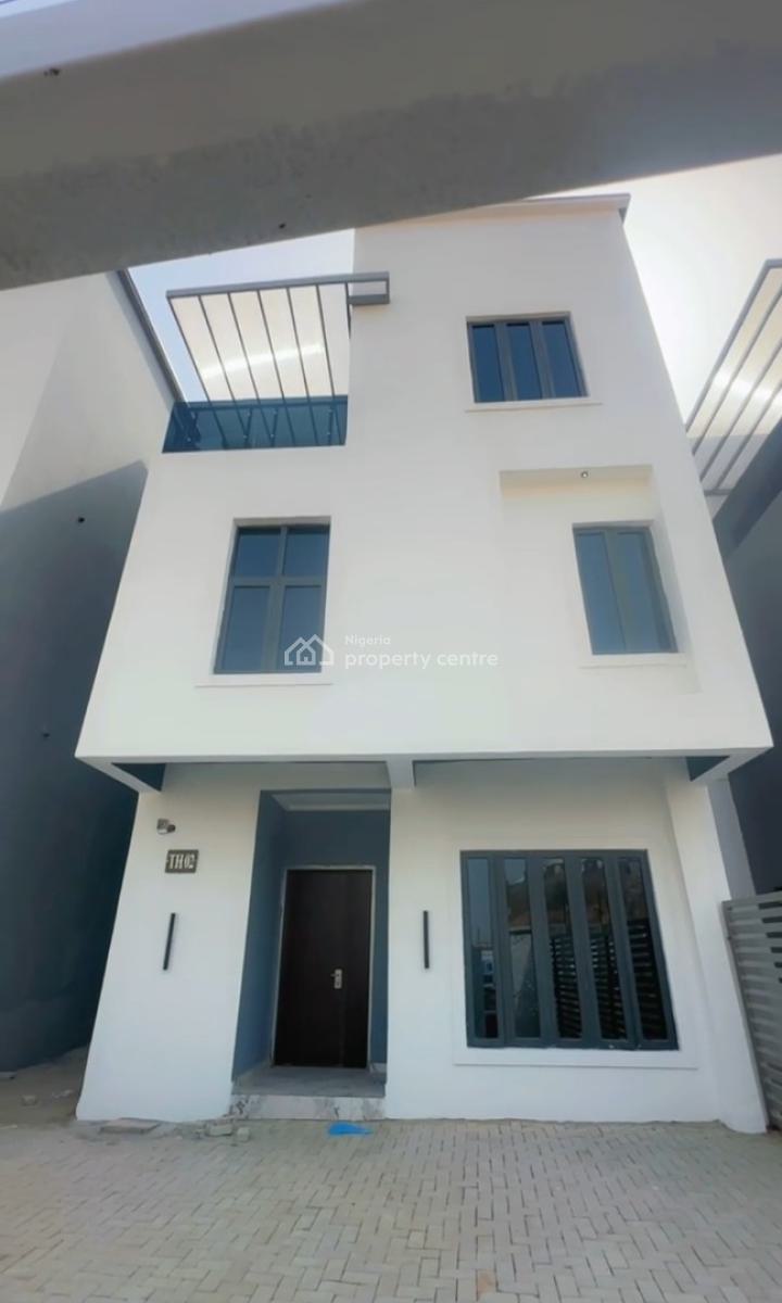 4 Bedroom Terraced Duplex with Bq and Separate Compound, Guzape District, Abuja, Terraced Duplex for Sale