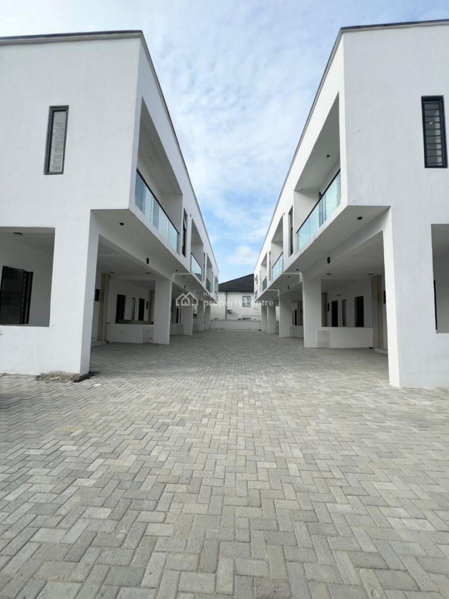Luxury Newly Built 4 Bedroom Terrace Duplex with Excellent Facilities, Orchid Road, Lekki, Lagos, Terraced Duplex for Rent