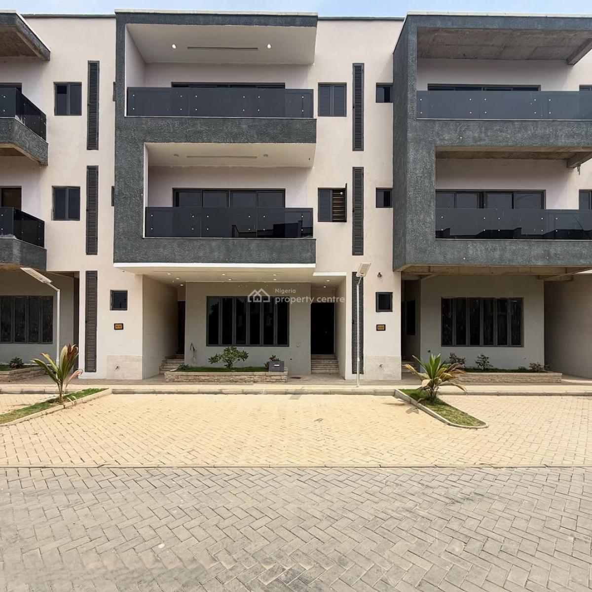 64 Bedroom Terrace Duplex with a Room Bq, Jahi, Abuja, Terraced Duplex for Sale