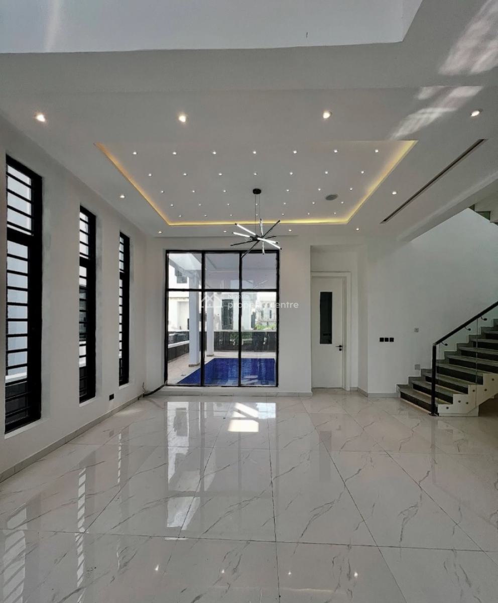Contemporary 5 Bedroom Fully Detached Swimming Pool Duplex with Bq, Lekky County Homes, Ikota, Lekki, Lagos, Detached Duplex for Sale