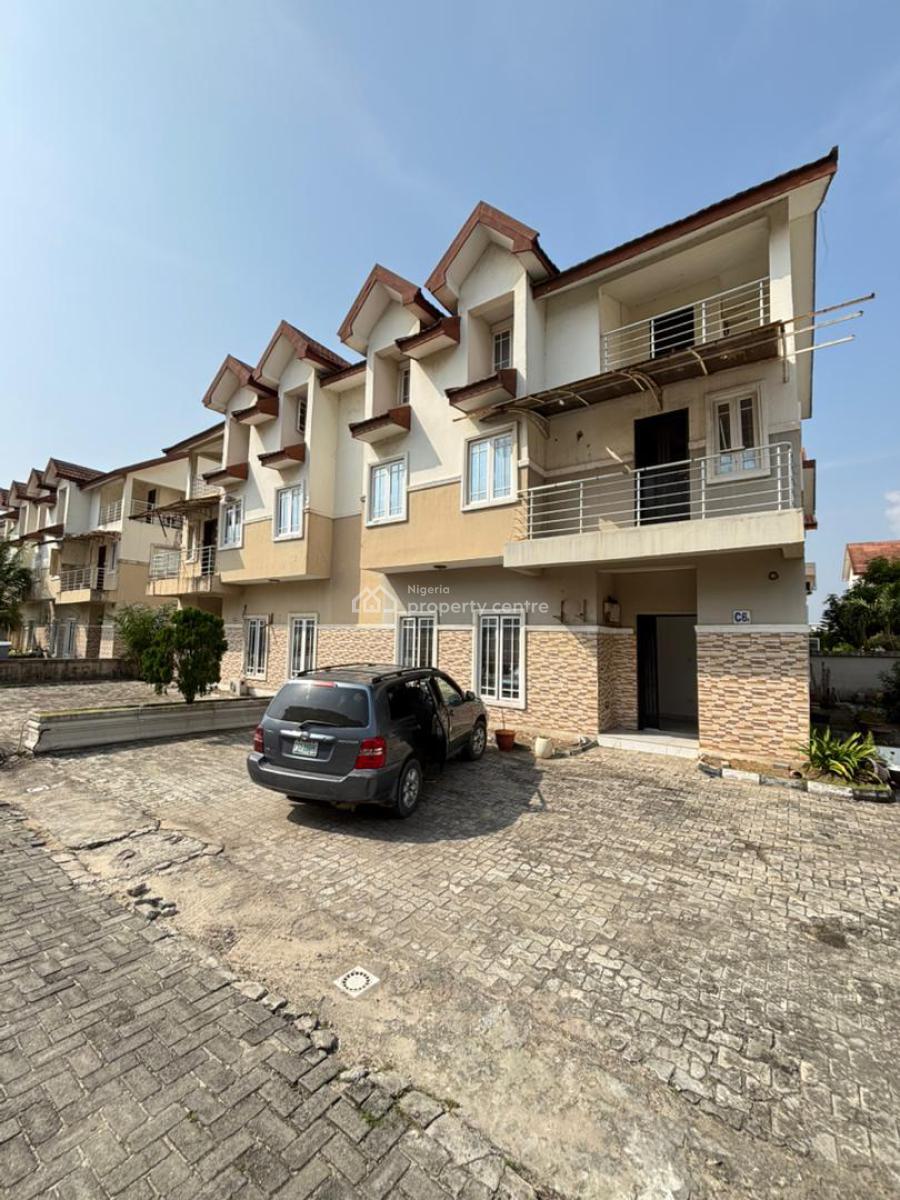 4 Bedroom Semi Detached Duplex with Bq, Pool and Playground, Cooplag Gardens Estate, Lafiaji, Lekki, Lagos, Semi-detached Duplex for Sale