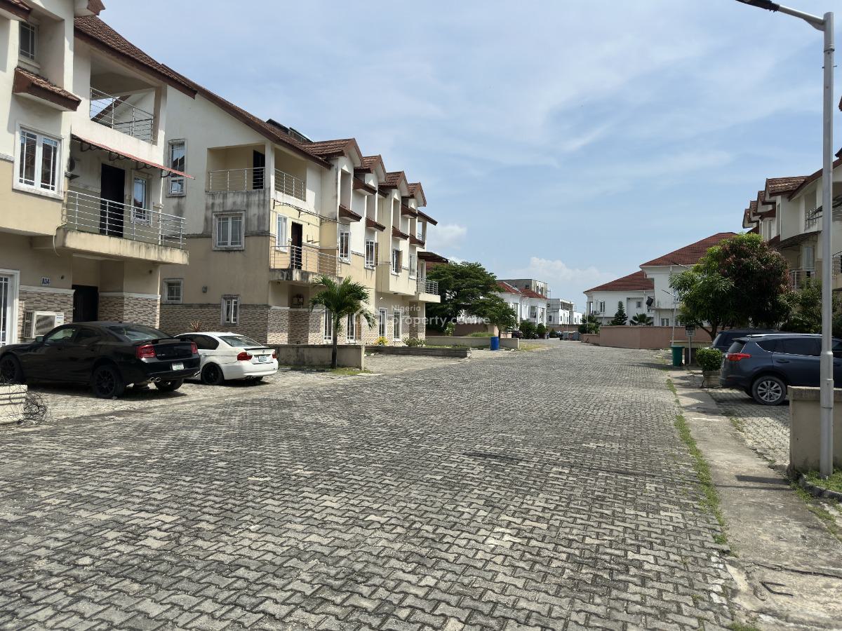 4 Bedroom Semi Detached Duplex with Bq, Pool and Playground, Cooplag Gardens Estate, Lafiaji, Lekki, Lagos, Semi-detached Duplex for Sale