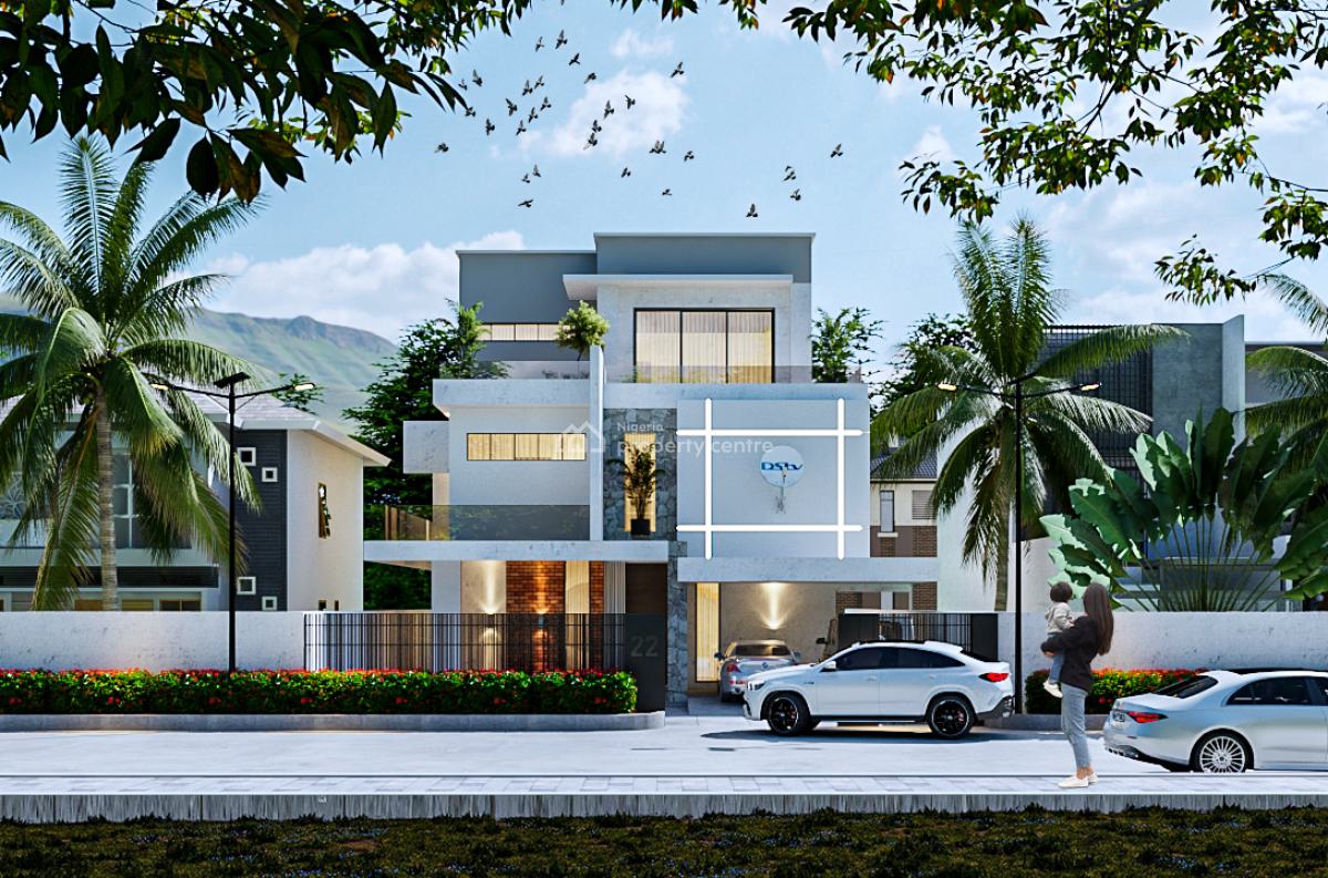 95% Completed Luxury 5 Bedroom Detached Cinema Room, Rooftop Terrace, Secured Estate , Directly Facing The Coastal Road, Ajah, Lagos, Detached Duplex for Sale