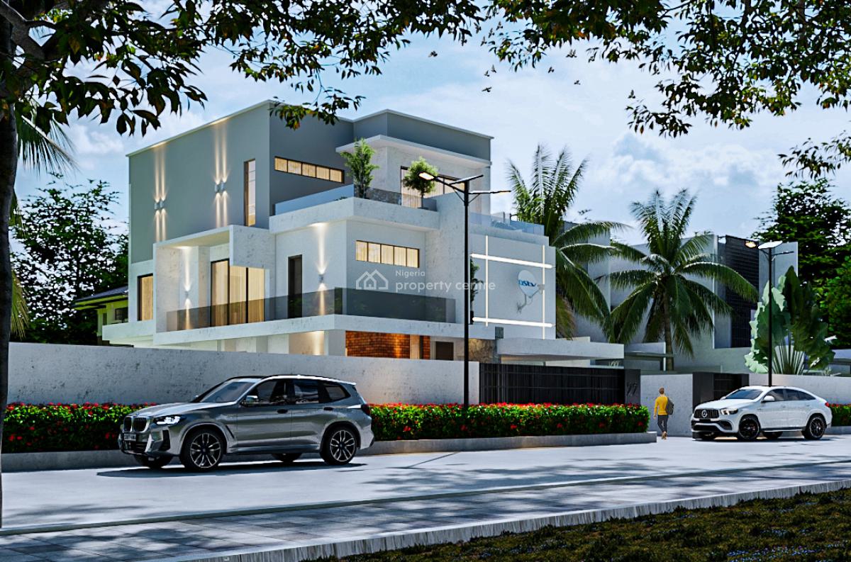 95% Completed Luxury 5 Bedroom Detached Cinema Room, Rooftop Terrace, Secured Estate , Directly Facing The Coastal Road, Ajah, Lagos, Detached Duplex for Sale