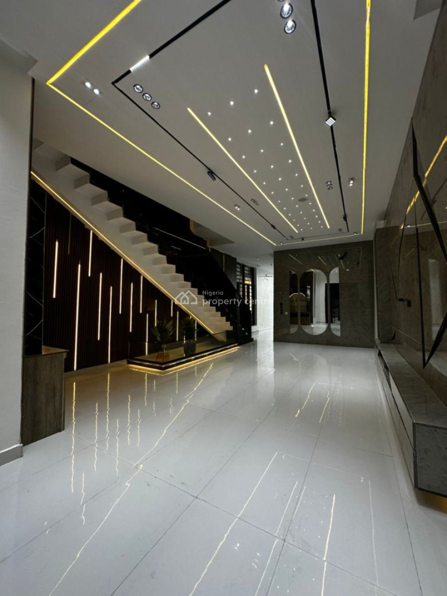 Beautiful Detailed 5 Bedroom Detached Duplex with Bq and Pool, Chevron, Lekki, Lagos, Detached Duplex for Sale