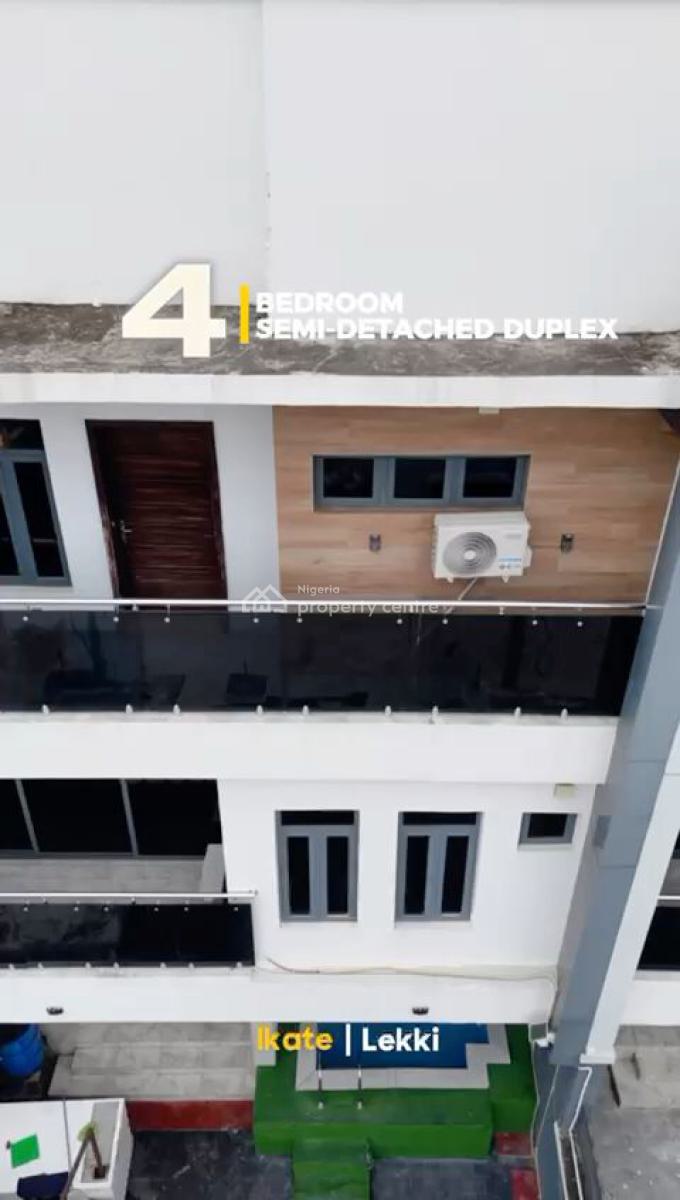 Spacious 4 Bedroom Fully Furnished Terrace Duplex, Salem Ikate, Ikate, Lekki, Lagos, Terraced Duplex for Rent
