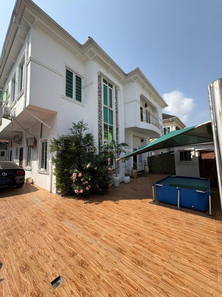 Magnificent Fully Furnished 5 Bedroom Duplex with Bq, Generator, Inverter, Osapa, Lekki, Lagos, Detached Duplex for Sale