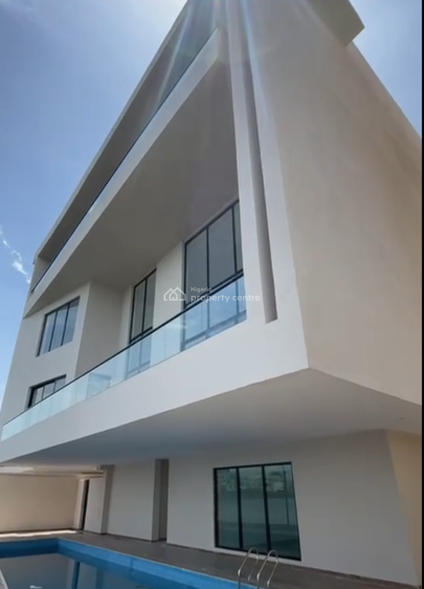 Superb Luxury Waterfront 6-bedroom Fully Detached Duplex with Jetty, Banana Island, Ikoyi, Lagos, House for Sale