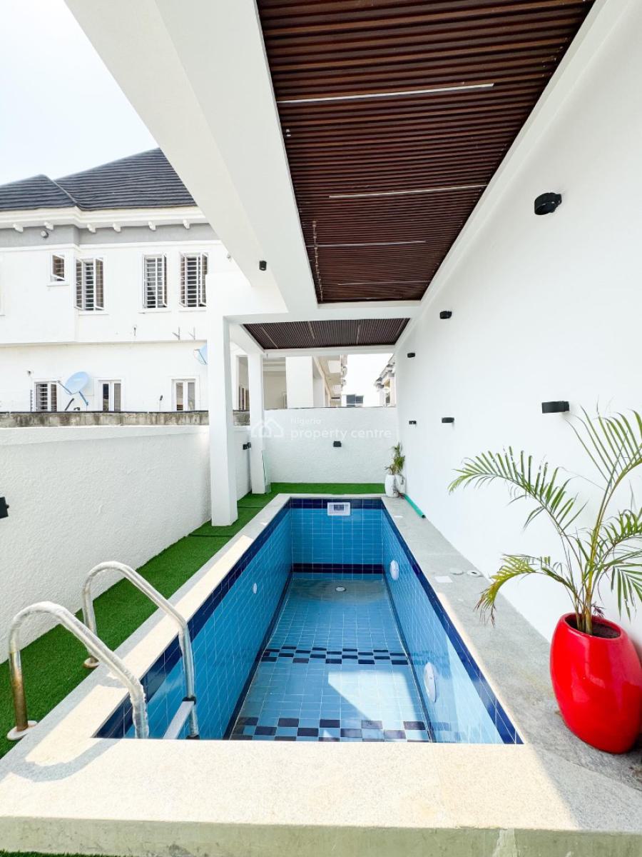 Stunning 5 Bedroom Detached Duplex with Swimming Pool and Bq, Chevron, Lekki, Lagos, Detached Duplex for Sale