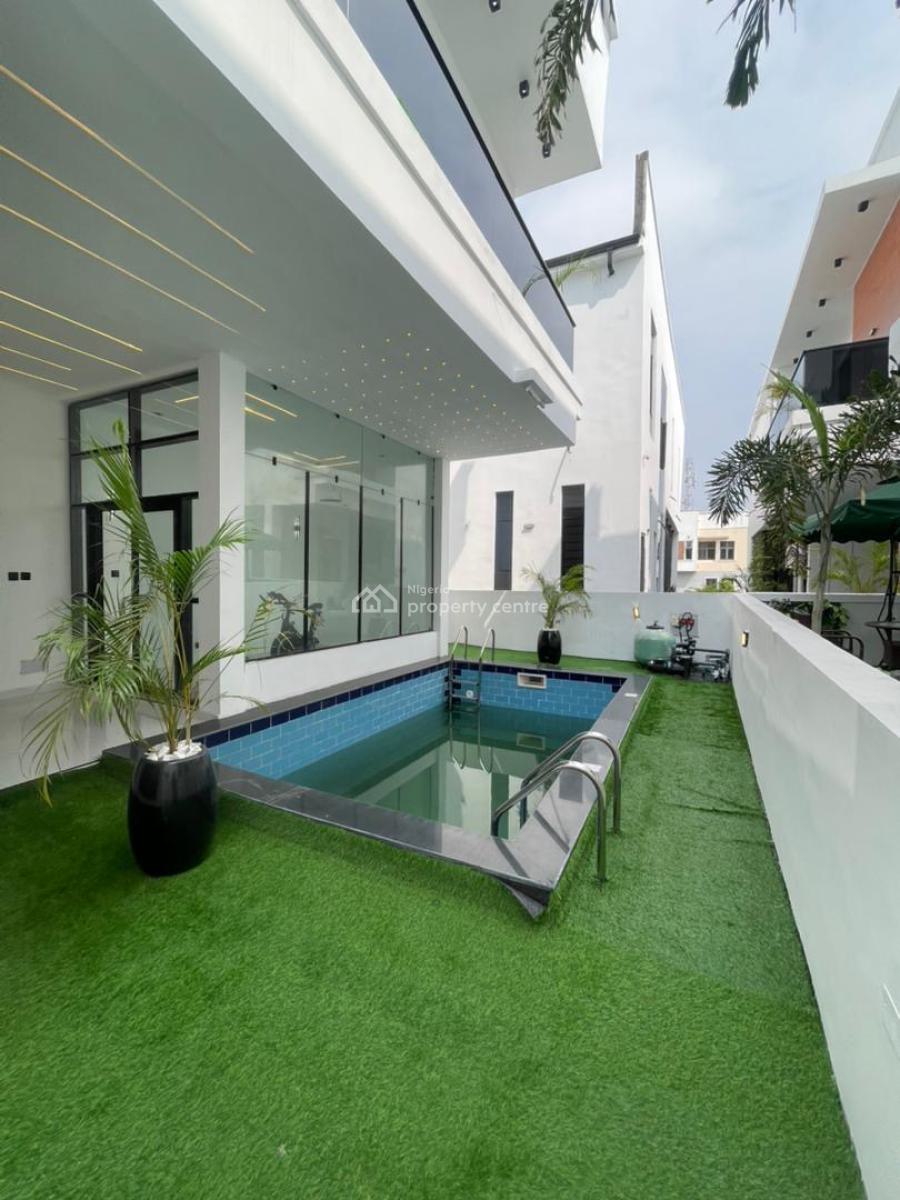 Luxury 5 Bedroom Fully Detached Duplex with Bq, Swimming Pool & Cinema, Chevron, Lekki Phase 1, Lekki, Lagos, Detached Duplex for Sale