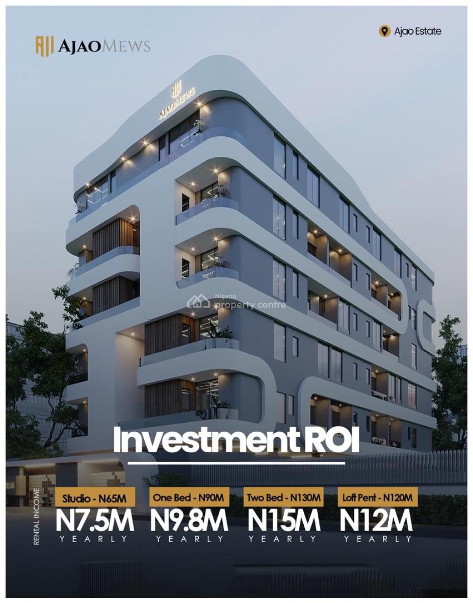 Ajao Mews Perfect Short Stay Investment, Ajao Estate, Ikeja, Lagos, House for Sale