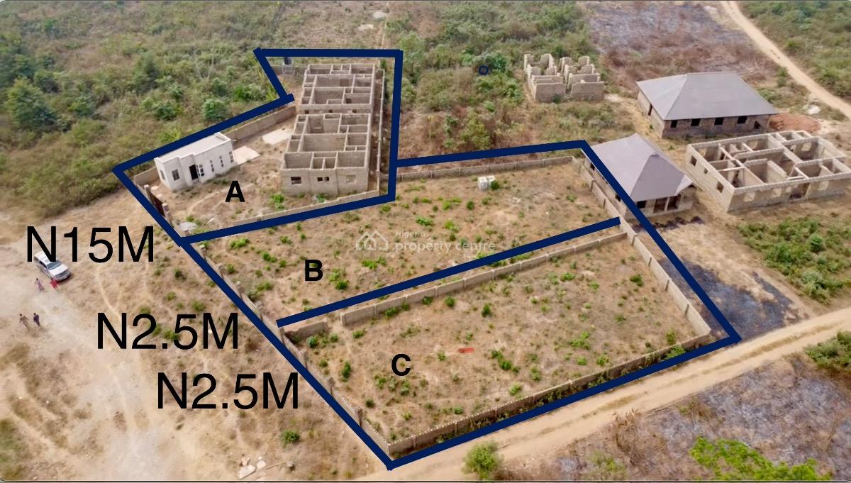 4.5 Plots with Uncompleted 4 Flats, Omi Adio, Ibadan, Oyo, Mixed-use Land for Sale