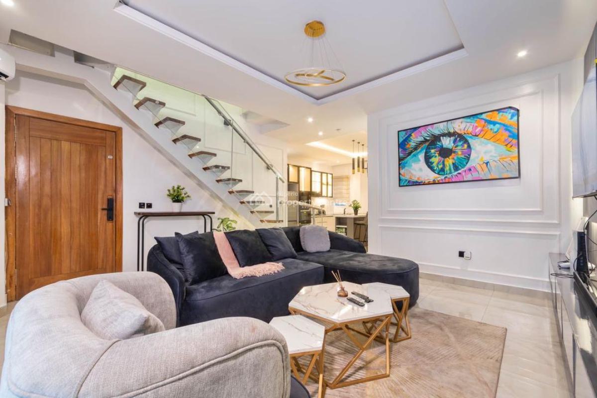 Luxury 2 Bedroom Maisonette with Snooker, Tennis, Ps5, Pool and Gym, Lekki Phase 1, Lekki, Lagos, House Short Let