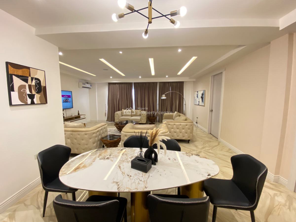 Fully Furnished 4 Bedrooms Maisonette with a Maid Room, Periwinkle Estate, Lekki Phase 1, Lekki, Lagos, Flat / Apartment for Rent