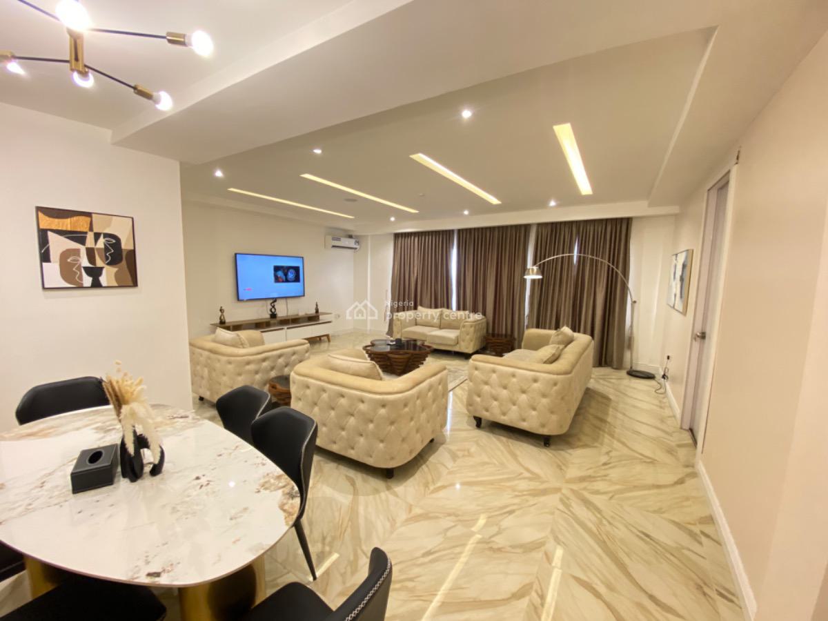 Fully Furnished 4 Bedrooms Maisonette with a Maid Room, Periwinkle Estate, Lekki Phase 1, Lekki, Lagos, Flat / Apartment for Rent