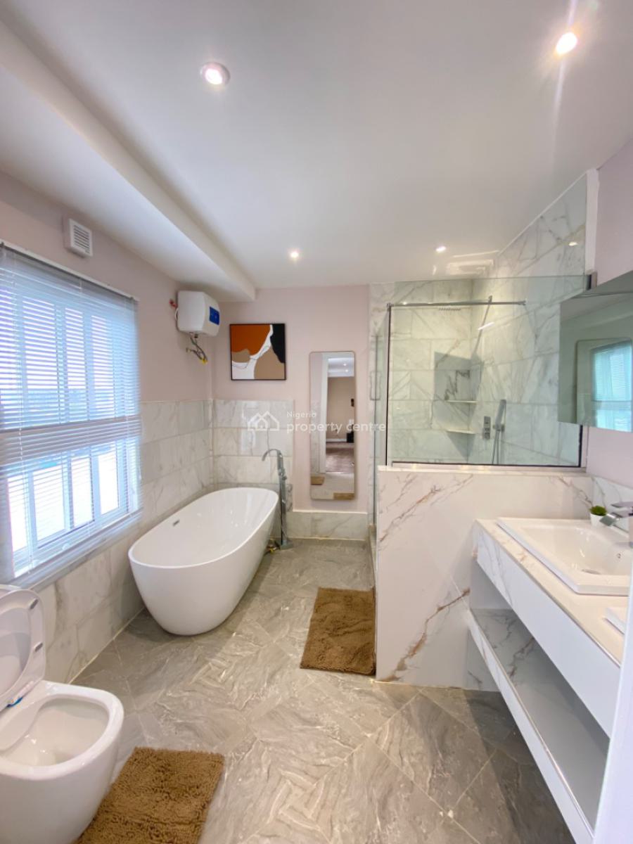 Fully Furnished 4 Bedrooms Maisonette with a Maid Room, Periwinkle Estate, Lekki Phase 1, Lekki, Lagos, Flat / Apartment for Rent