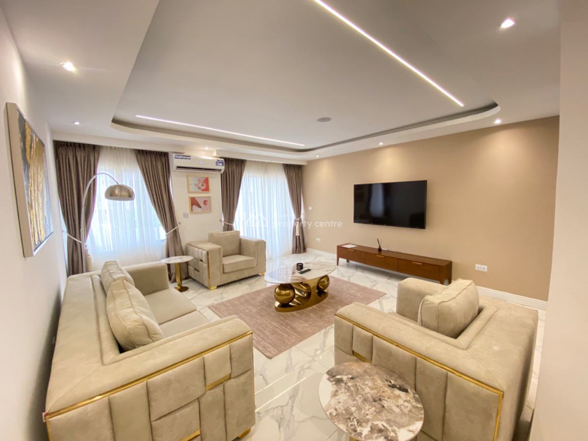 Fully Furnished and Serviced 3 Bedrooms Apartment, Periwinkle Estate, Lekki Phase 1, Lekki, Lagos, Flat / Apartment for Rent