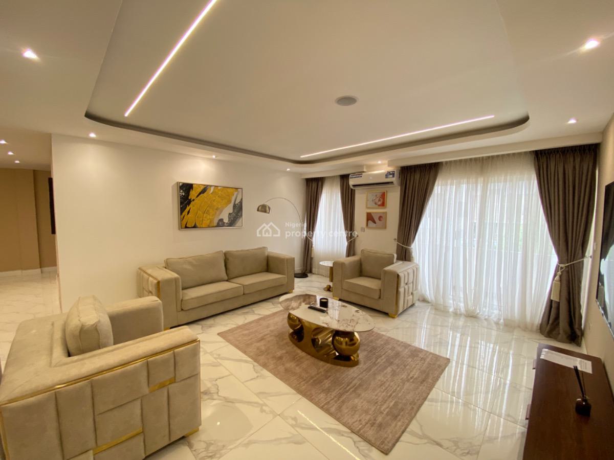 Fully Furnished and Serviced 3 Bedrooms Apartment, Periwinkle Estate, Lekki Phase 1, Lekki, Lagos, Flat / Apartment for Rent