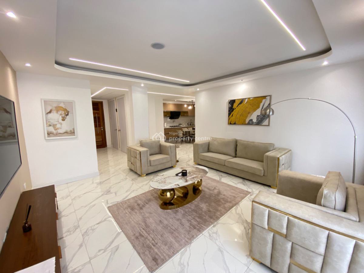 Fully Furnished and Serviced 3 Bedrooms Apartment, Periwinkle Estate, Lekki Phase 1, Lekki, Lagos, Flat / Apartment for Rent