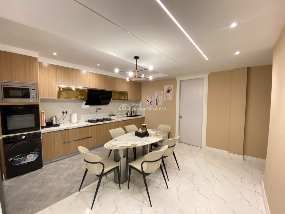 Fully Furnished and Serviced 3 Bedrooms Apartment, Periwinkle Estate, Lekki Phase 1, Lekki, Lagos, Flat / Apartment for Rent