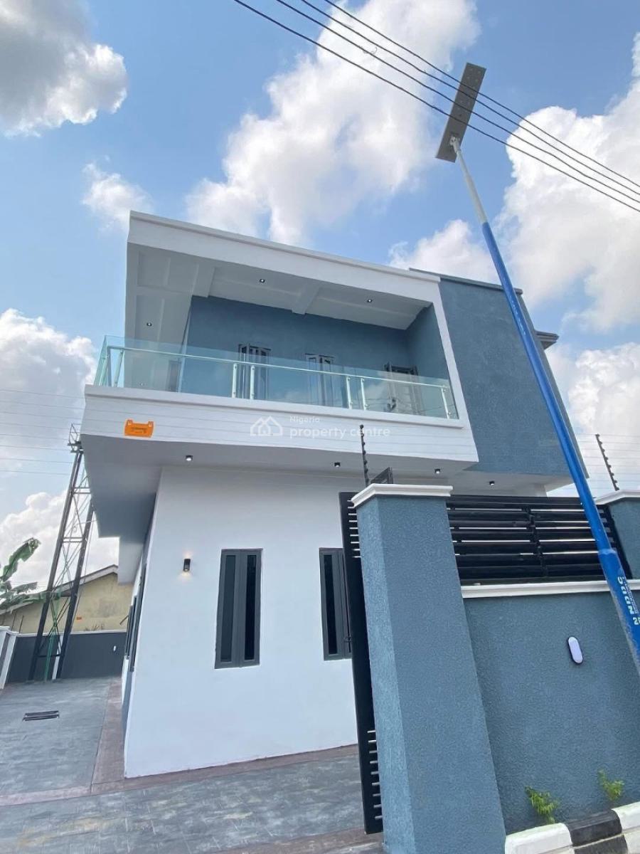 Contemporary 4 Bedroom Duplex with a Self Contain Bq, Akwaka, Rumuodomaya, Port Harcourt, Rivers, Detached Duplex for Sale