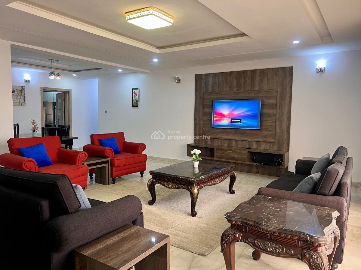 Fully Furnished 3-bedroom Luxury Apartment in Vi, Victoria Island (vi), Lagos, Flat / Apartment Short Let