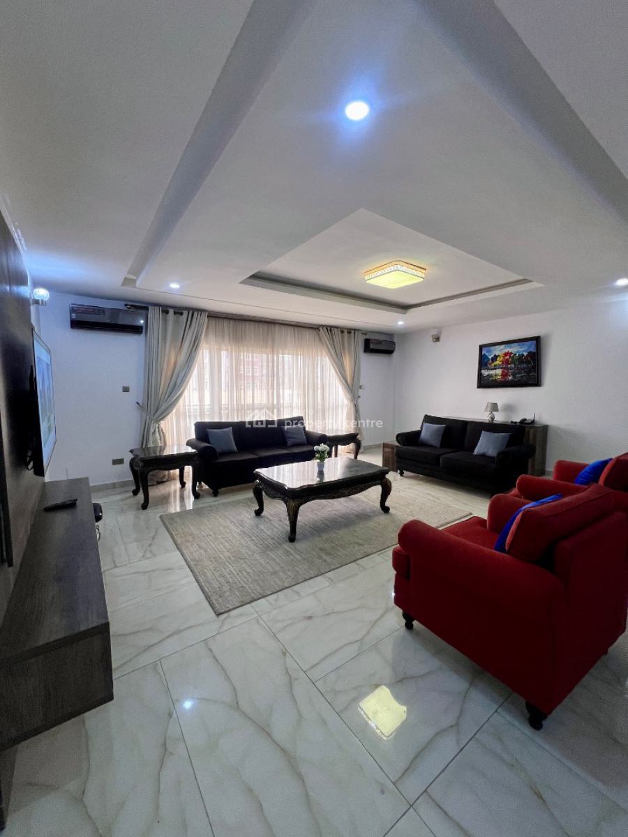 Fully Furnished 3-bedroom Luxury Apartment in Vi, Victoria Island (vi), Lagos, Flat / Apartment Short Let