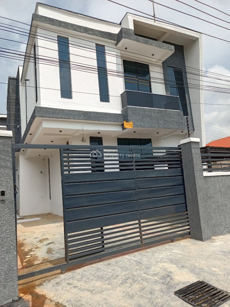 a Spacious and Clean Newly Built 4 Bedroom Fully Detached with Bq, Greenland Estate Olokonla, Sangotedo, Ajah, Lagos, Detached Duplex for Sale