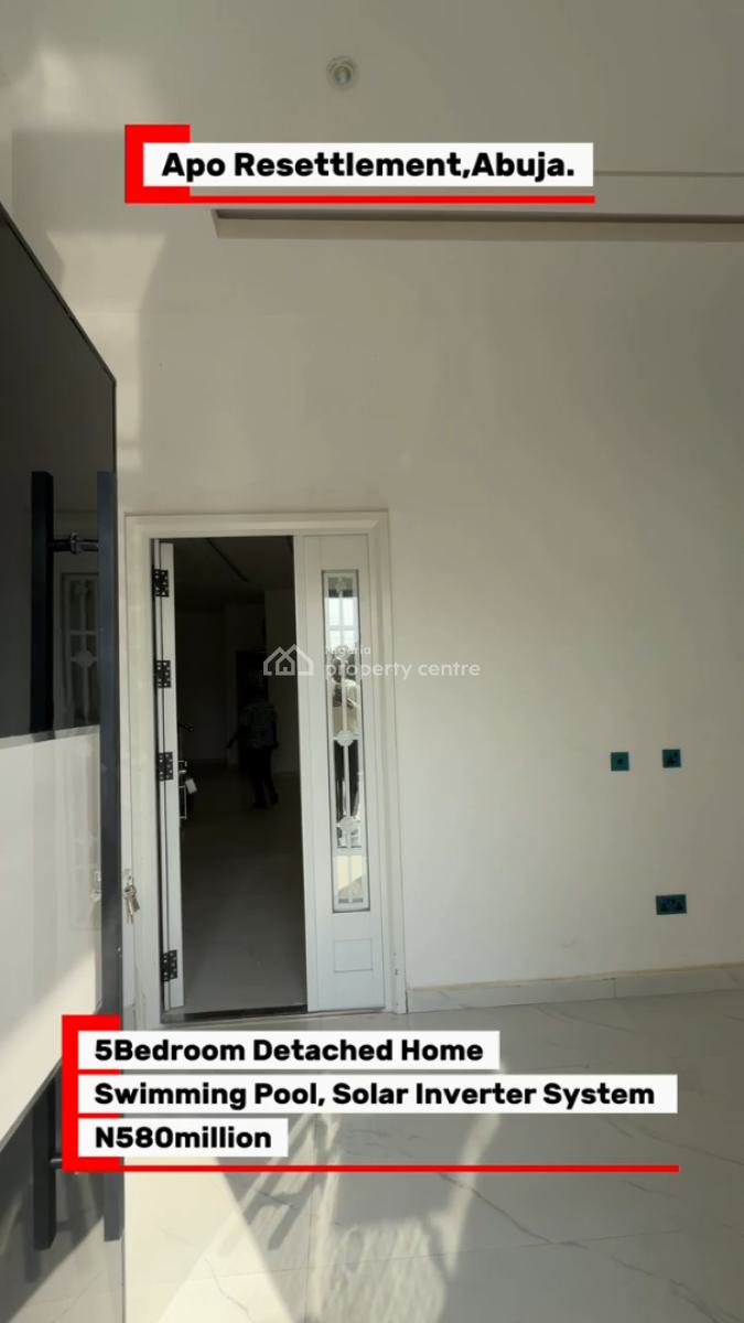 5 Bedroom Detached Duplex with a Room Bq, Apo Resettlement, Apo, Abuja, Detached Duplex for Sale