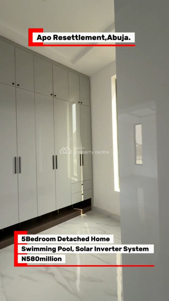 5 Bedroom Detached Duplex with a Room Bq, Apo Resettlement, Apo, Abuja, Detached Duplex for Sale