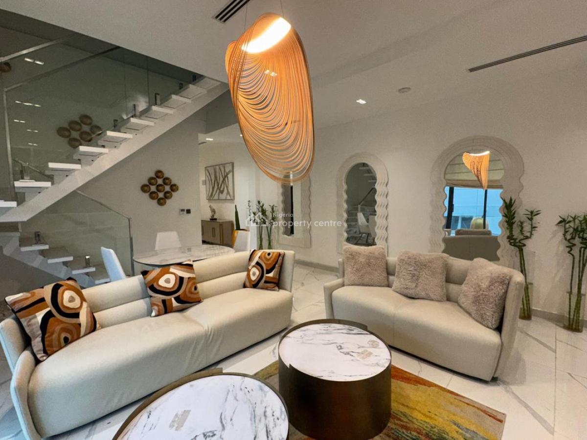 P4 -- Luxury 3-bedroom Maisonette on The 5th & 6th Floor, Lekki Phase 1, Lekki, Lagos, Flat / Apartment Short Let