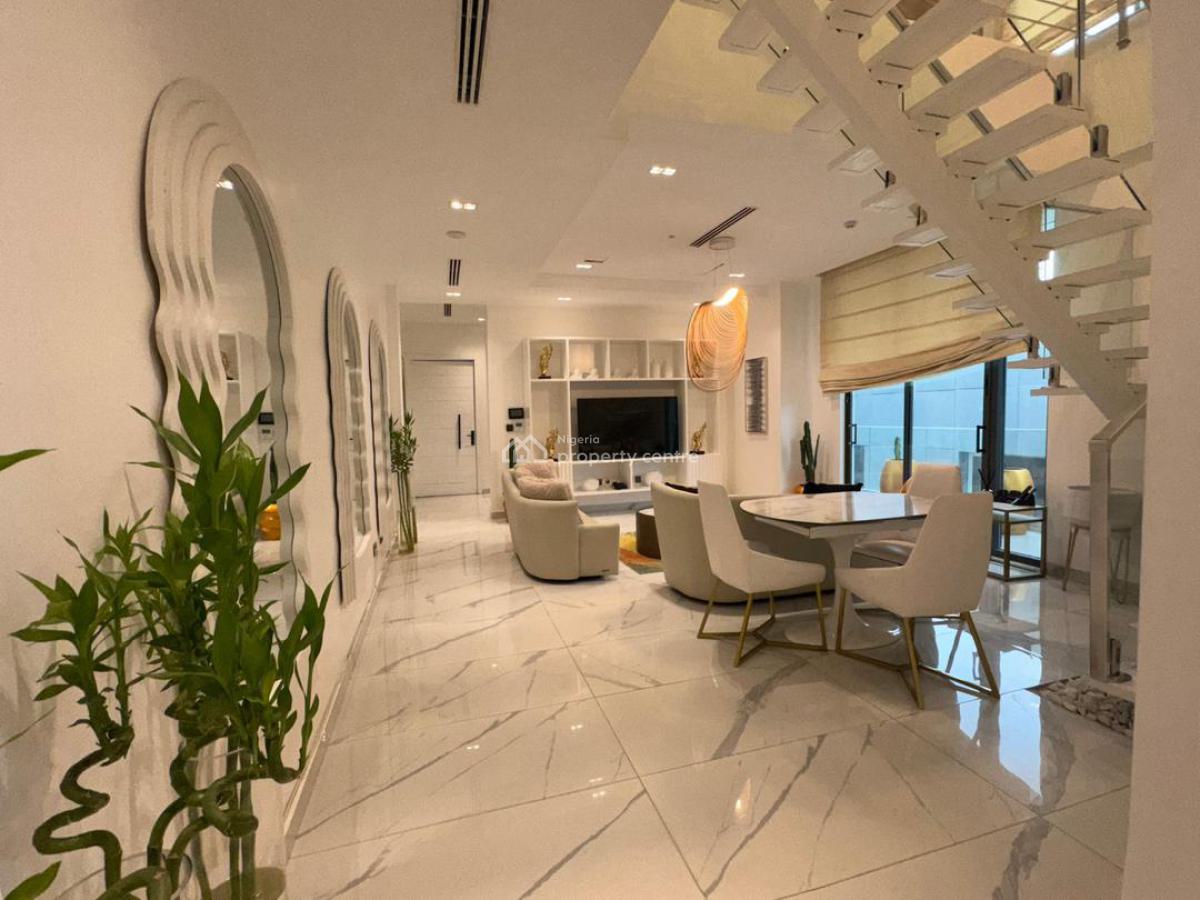 P4 -- Luxury 3-bedroom Maisonette on The 5th & 6th Floor, Lekki Phase 1, Lekki, Lagos, Flat / Apartment Short Let