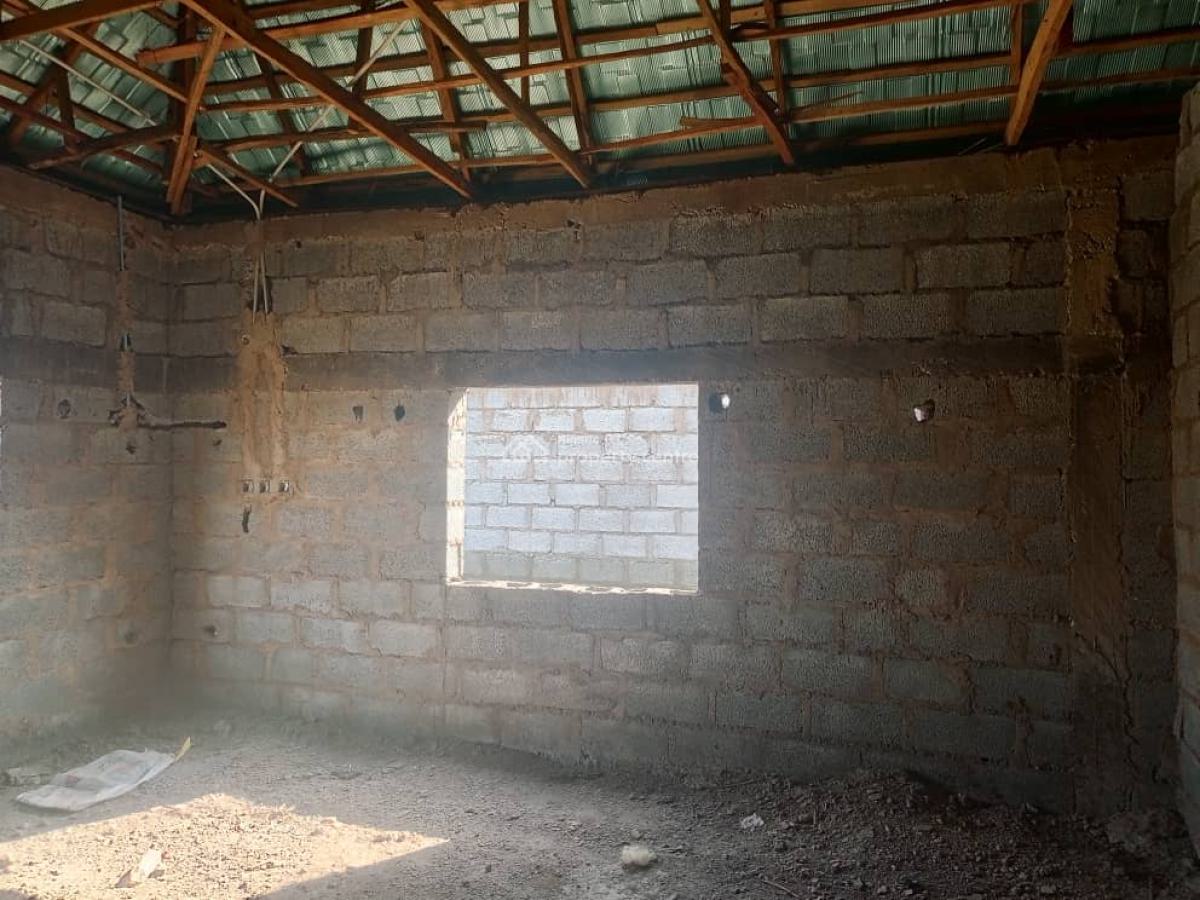 3 Bedrooms Bungalow Carcass on 600 Sqm, Orozo, Abuja, Detached Bungalow for Sale