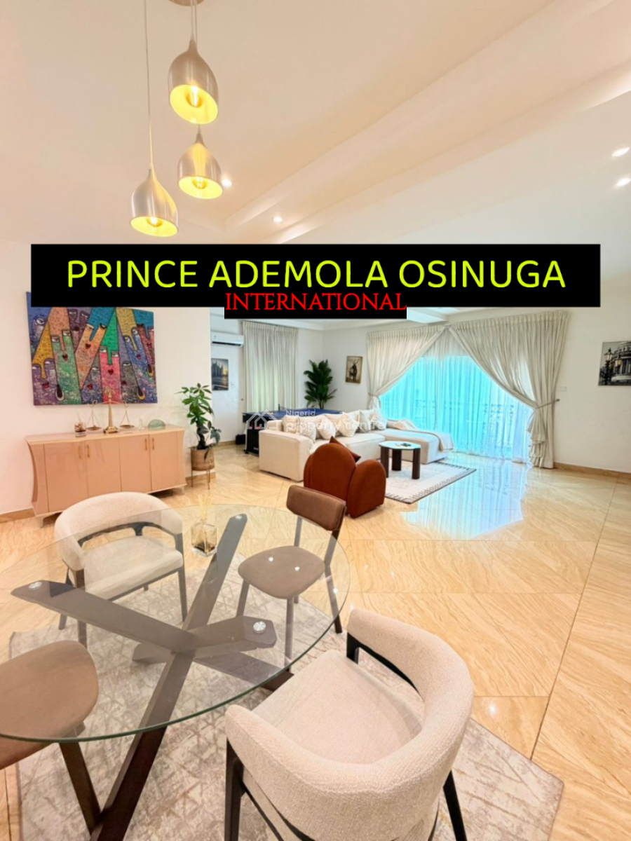 Luxury & Furnished 3 Bedroom Apartment +bq+pool+gym, Parkview Estate Ikoyi, Parkview, Ikoyi, Lagos, Flat / Apartment for Rent