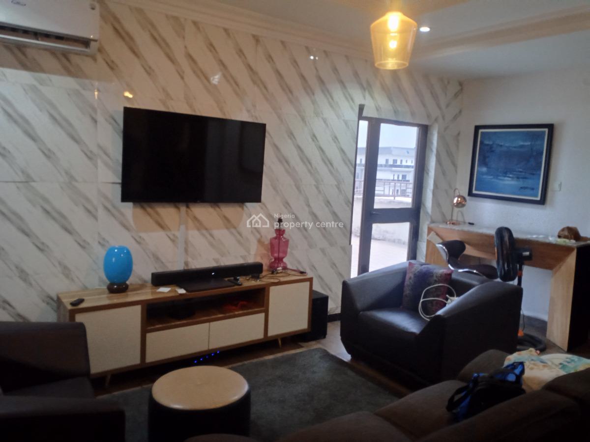 Furnished 1 Bedroom Penthouse with Rooftop and Inverter for Backup Pow, Oniru, Victoria Island (vi), Lagos, Flat / Apartment for Rent