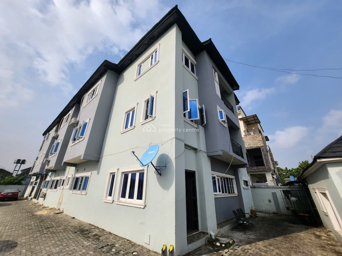 Self Serviced 3 Bedrooms Apartment, Thera Annex Estate, Sangotedo, Ajah, Lagos, Flat / Apartment for Rent