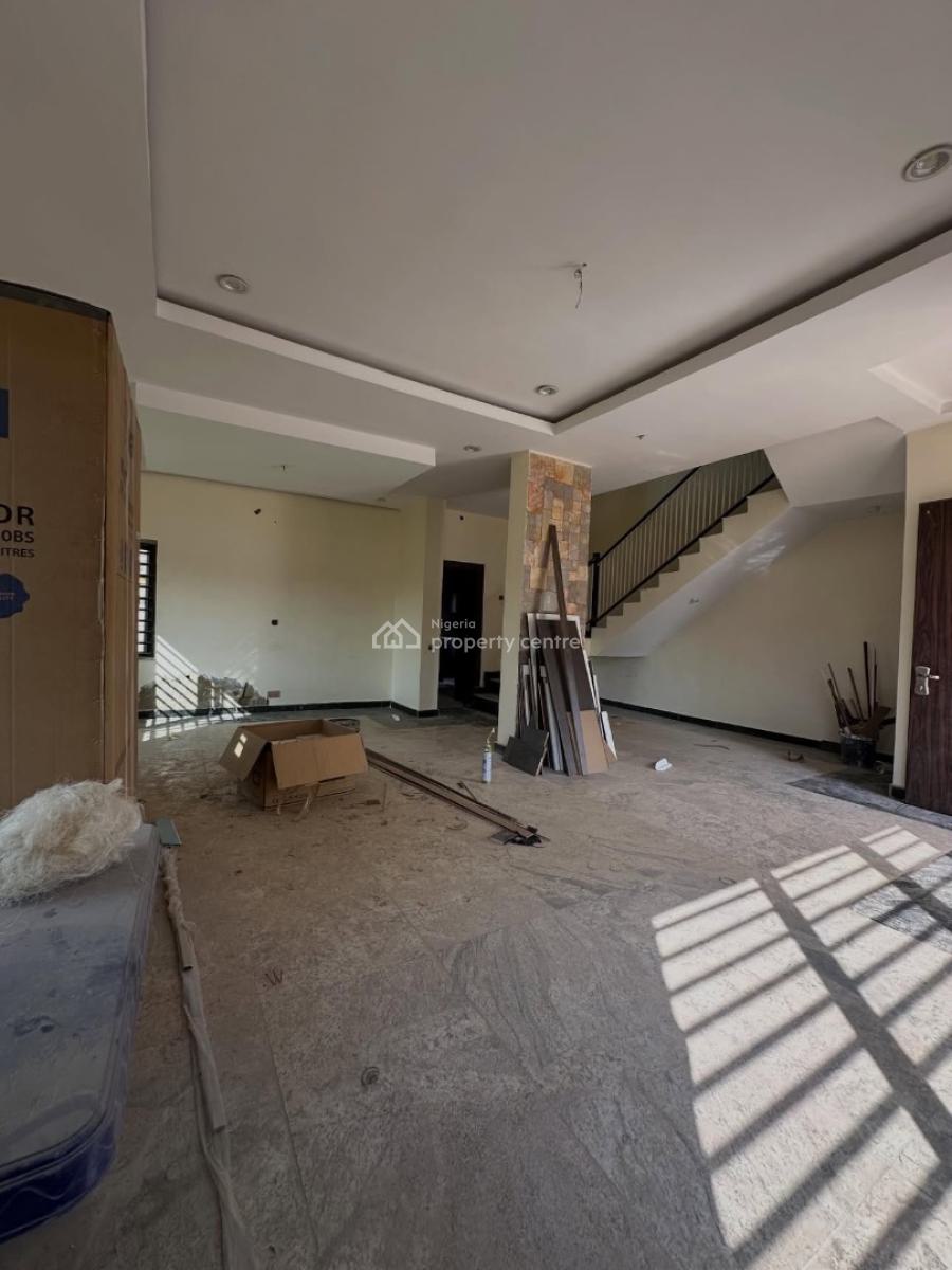 Smart 4 Bedroom Terrace with 2 Living Room,rooftop Lounge and a Bq, Wuye, Abuja, Terraced Duplex for Sale