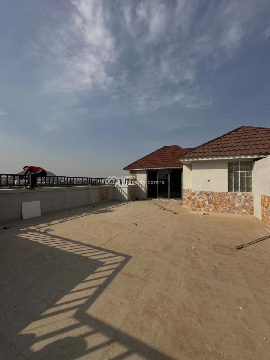 Smart 4 Bedroom Terrace with 2 Living Room,rooftop Lounge and a Bq, Wuye, Abuja, Terraced Duplex for Sale