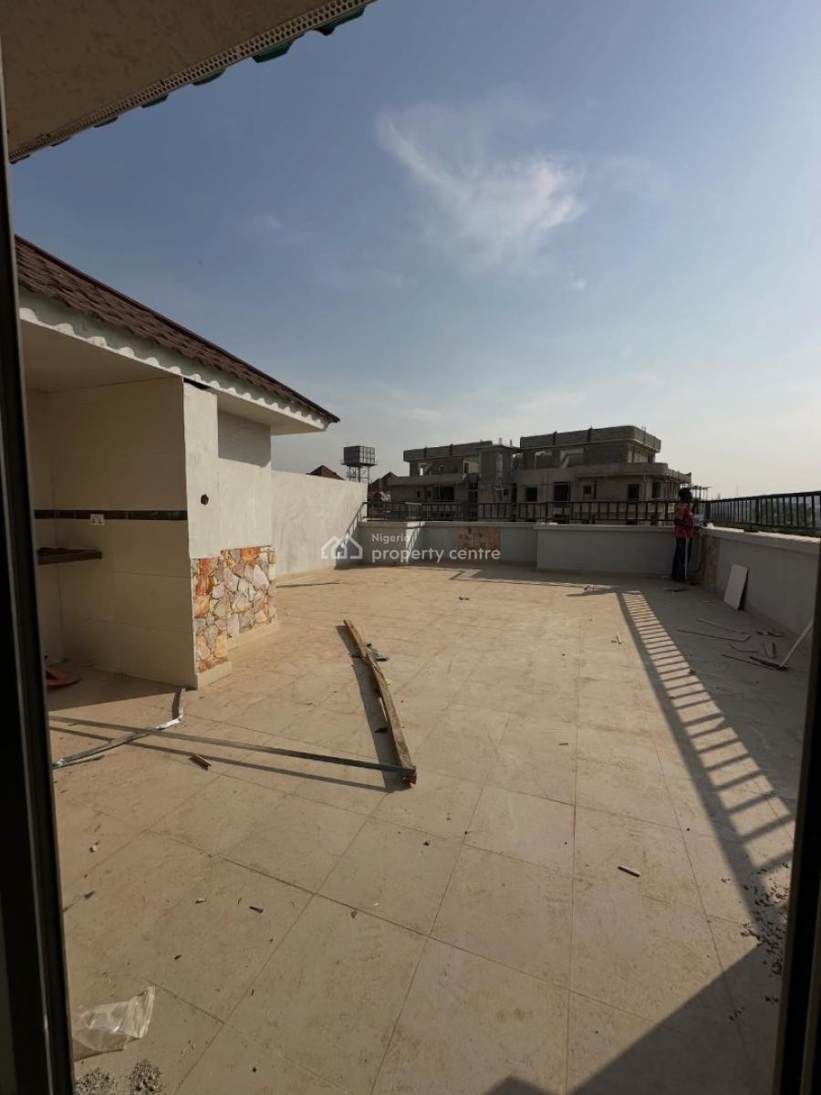 Smart 4 Bedroom Terrace with 2 Living Room,rooftop Lounge and a Bq, Wuye, Abuja, Terraced Duplex for Sale