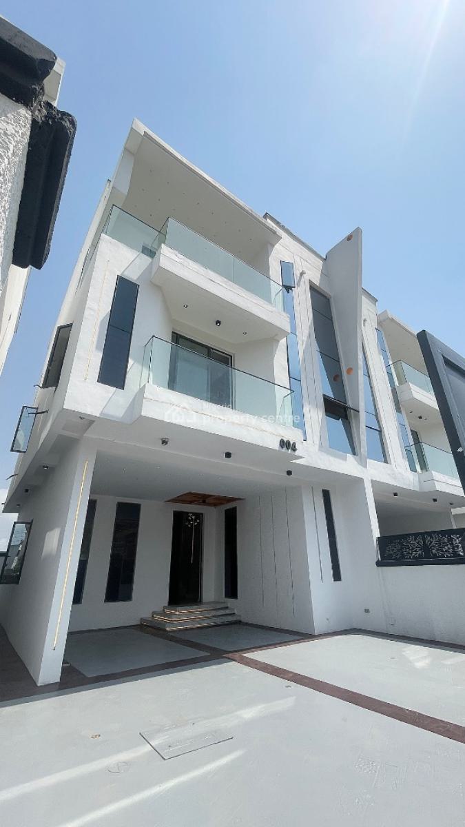 Semi - Detached  4 Bedroom Automated Duplex + Bq in a Quiet Estate, in a Flood Free  / Peaceful Estate, Agungi, Lekki, Lagos, Semi-detached Duplex for Sale