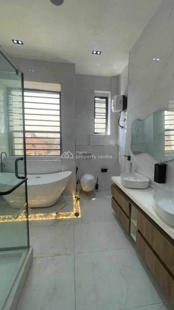 Semi - Detached  4 Bedroom Automated Duplex + Bq in a Quiet Estate, in a Flood Free  / Peaceful Estate, Agungi, Lekki, Lagos, Semi-detached Duplex for Sale