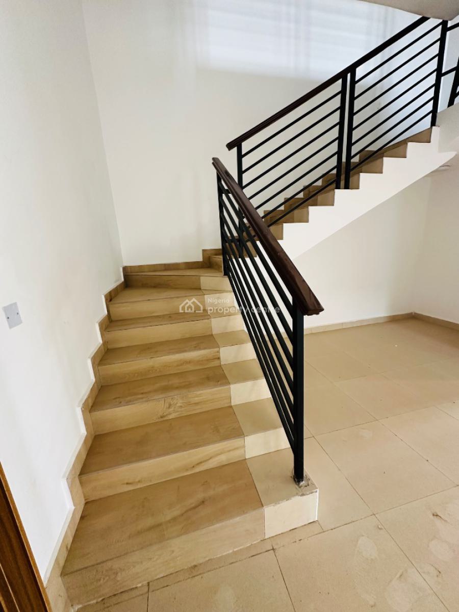 Brown New 4 Bedroom Terrace Duplex with Bq, Maitama District, Abuja, Terraced Duplex for Rent