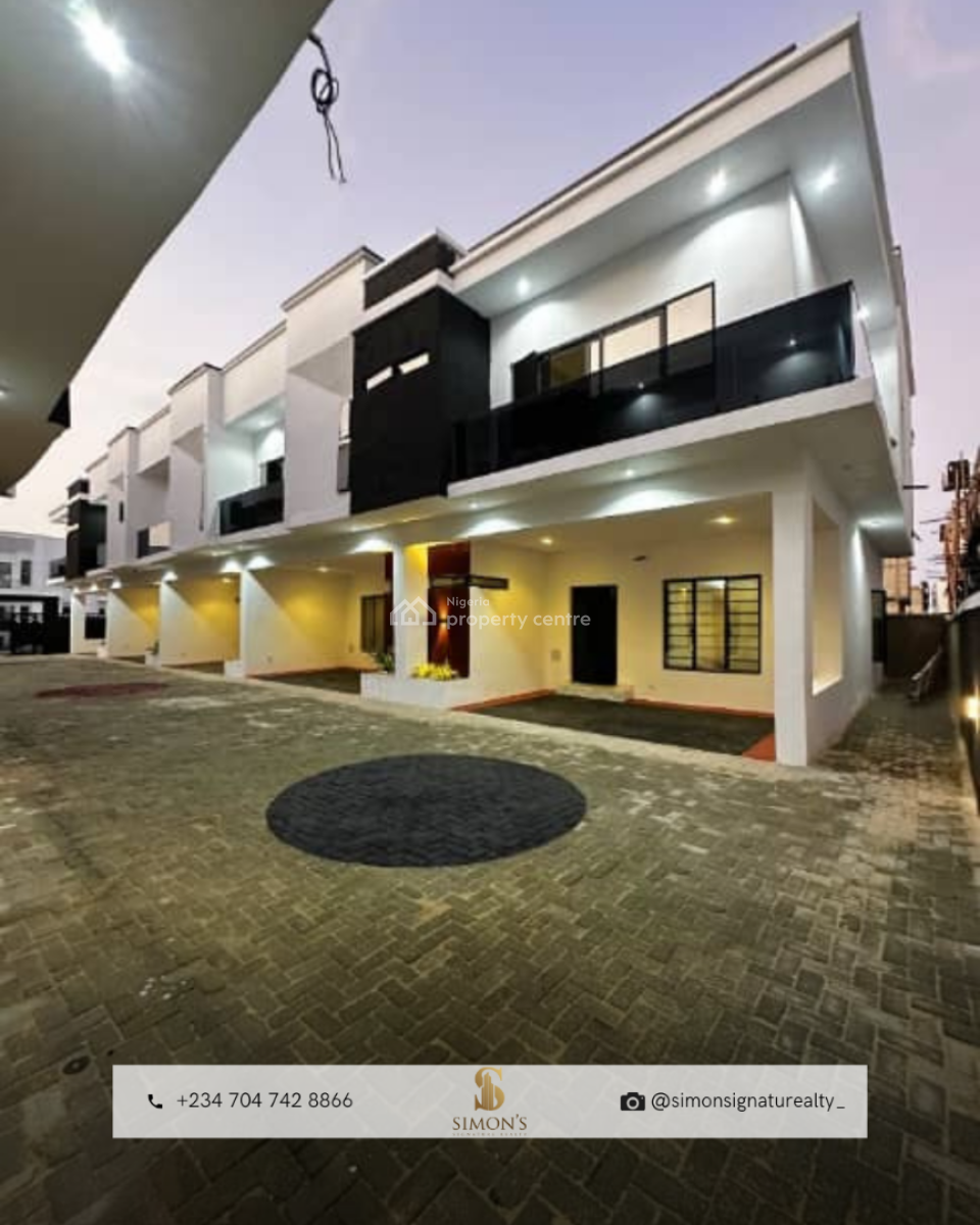 Elegant 3 Bedroom Terraced Duplex, Ikota, Lekki, Lagos, Terraced Duplex for Sale