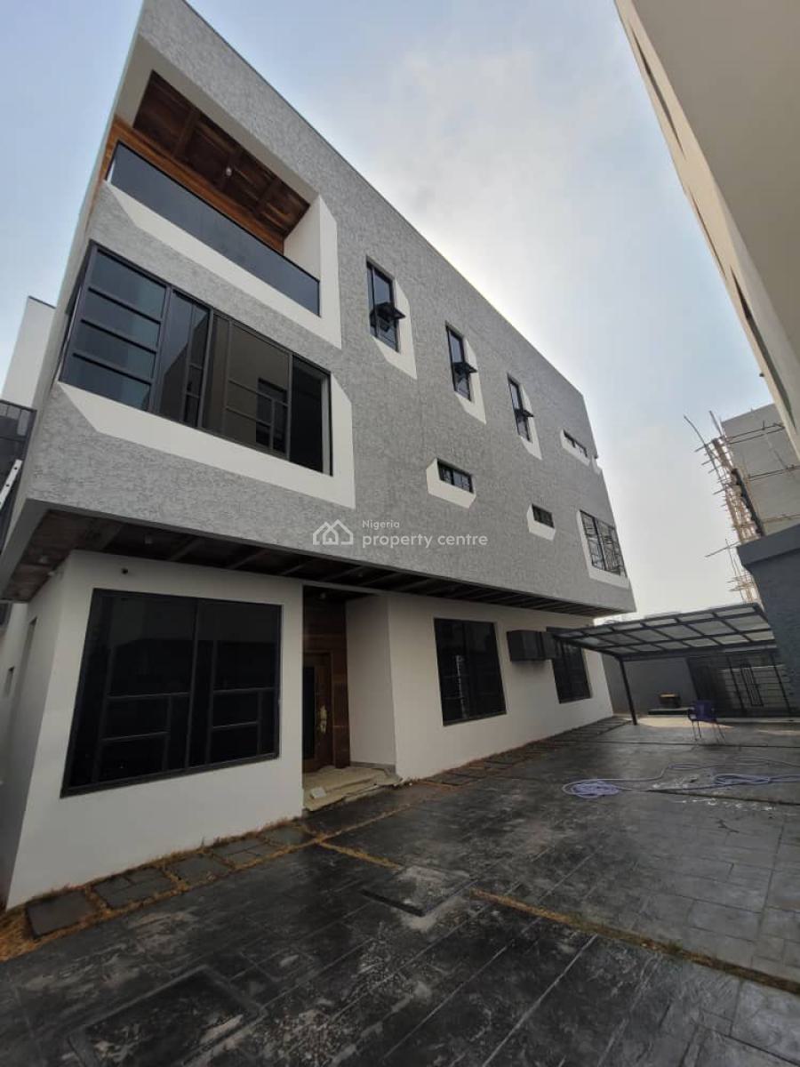 Brand New Smart 5 Bedroom Fully Detached House with Elevator, Off Banana Island Estate Road, Patrick Harbour Estate, Ikoyi, Lagos, Detached Duplex for Rent